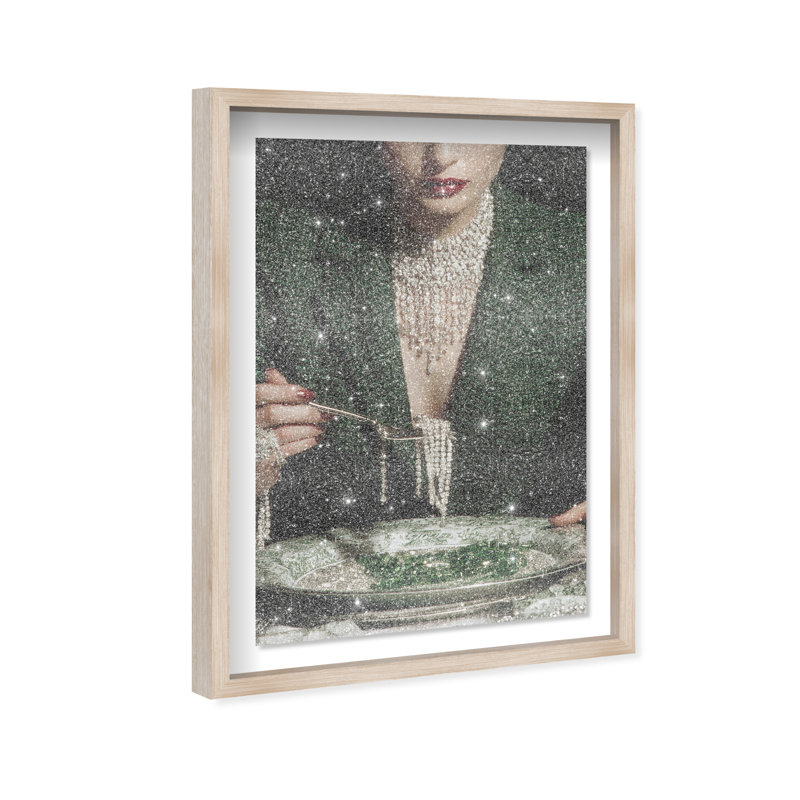 Forest Feast Print by Oliver Gal, 46.5"H x 31.5"W, Natural Oak Shadowbox