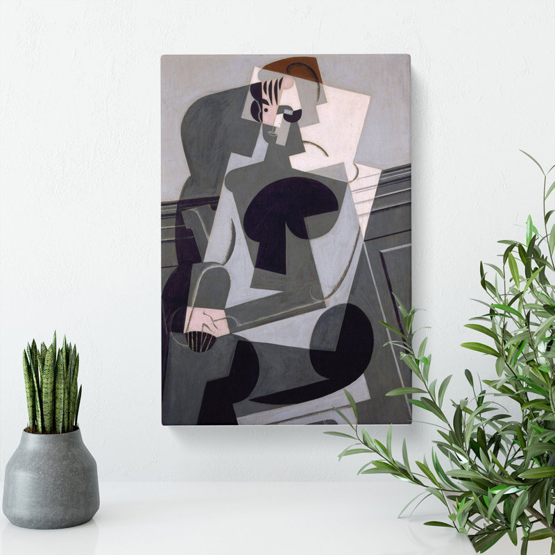 Madame Josette Gris by Juan Gris - Wrapped Canvas Painting, 50cm H x 35cm W x 3cm D