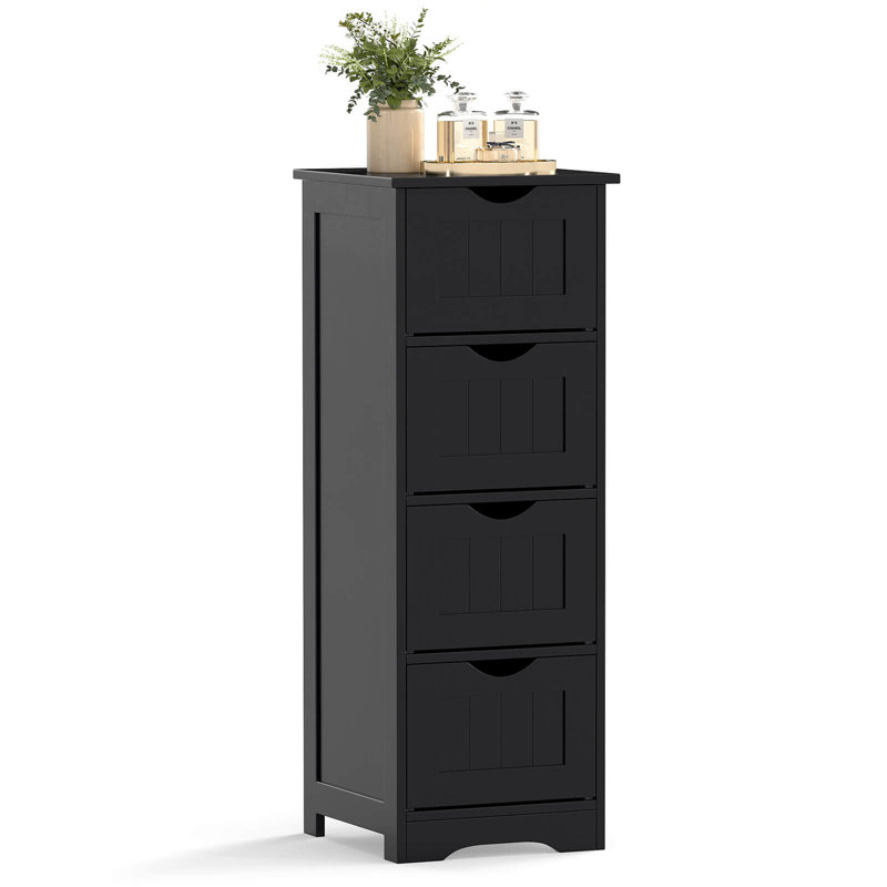 Jarriah Bathroom Cabinet, Black