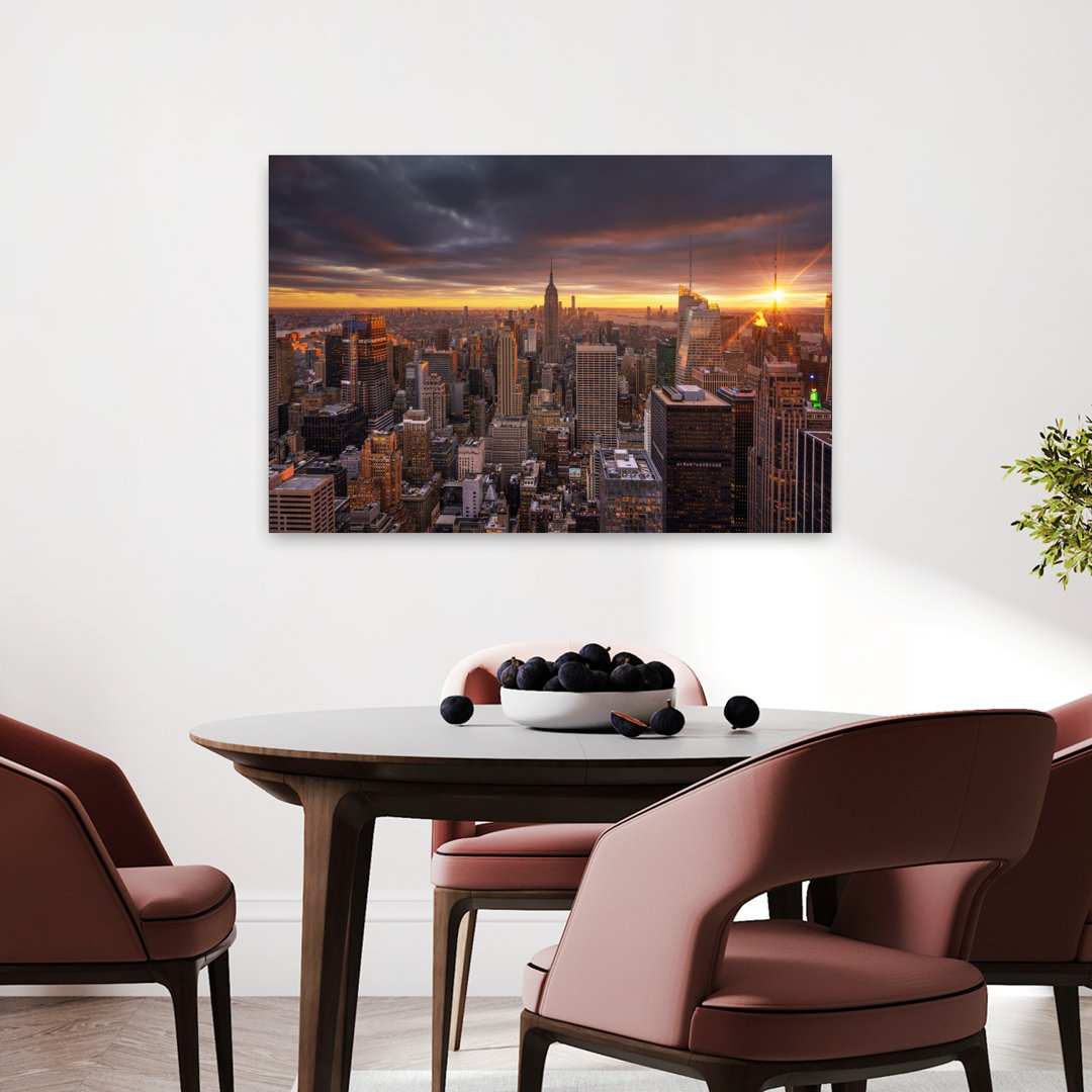 TOP Abstract Contemporary Architecture City Wall Art Print