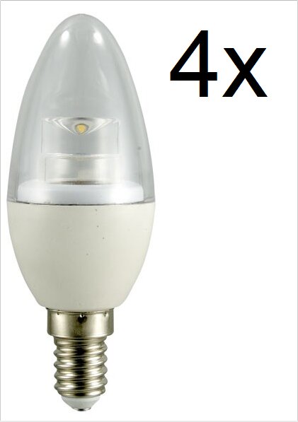 4-tlg. LED-Set 6W E14 Israel