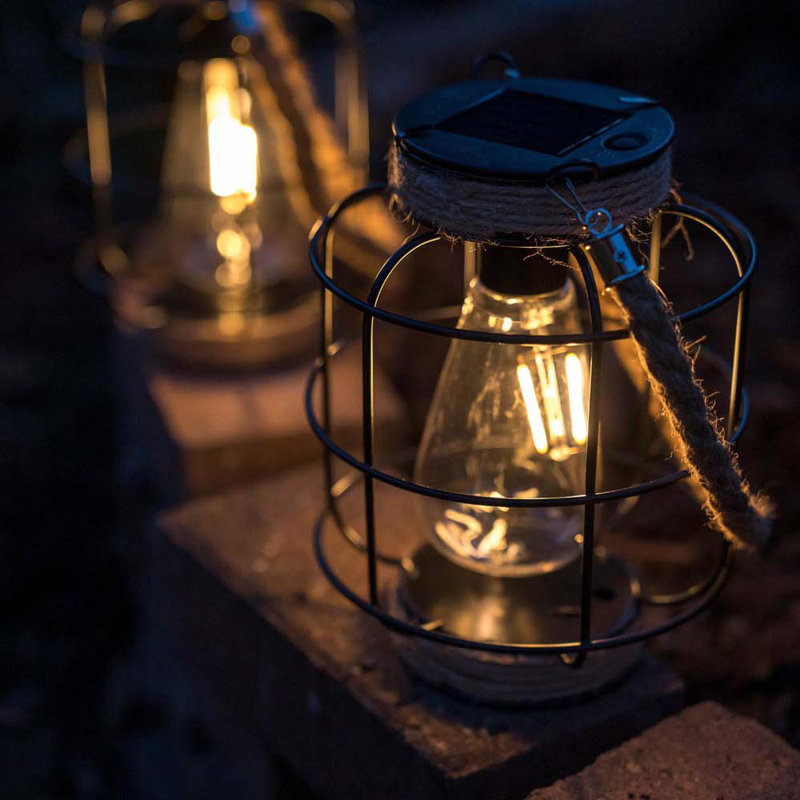 Boyd 19cm Solar Powered Integrated LED Outdoor Lantern
