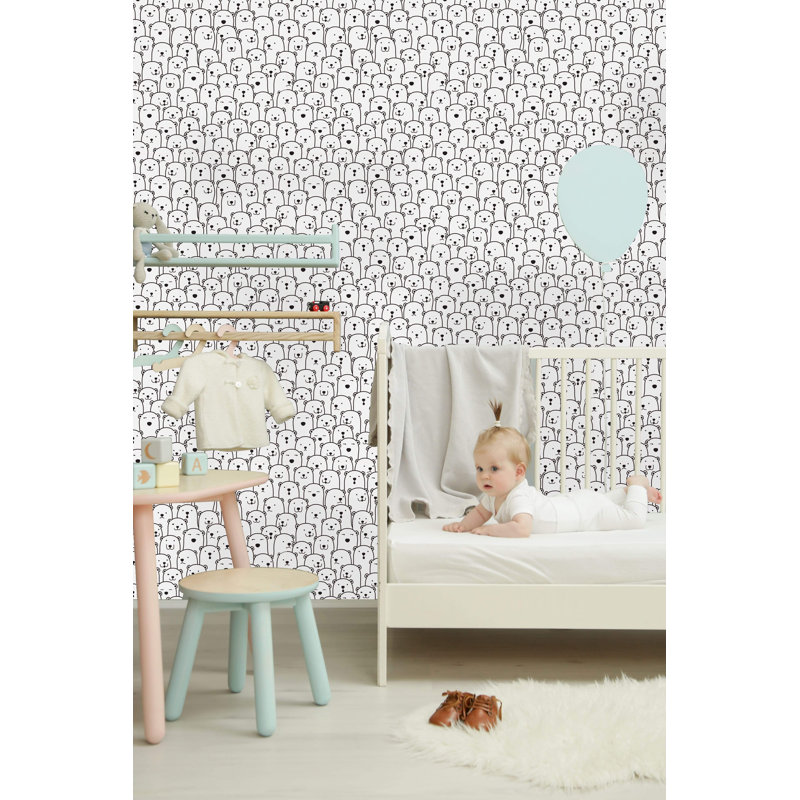 Rouleau de papier peint adhésif Frink, L 10,42 po x l 25 po
