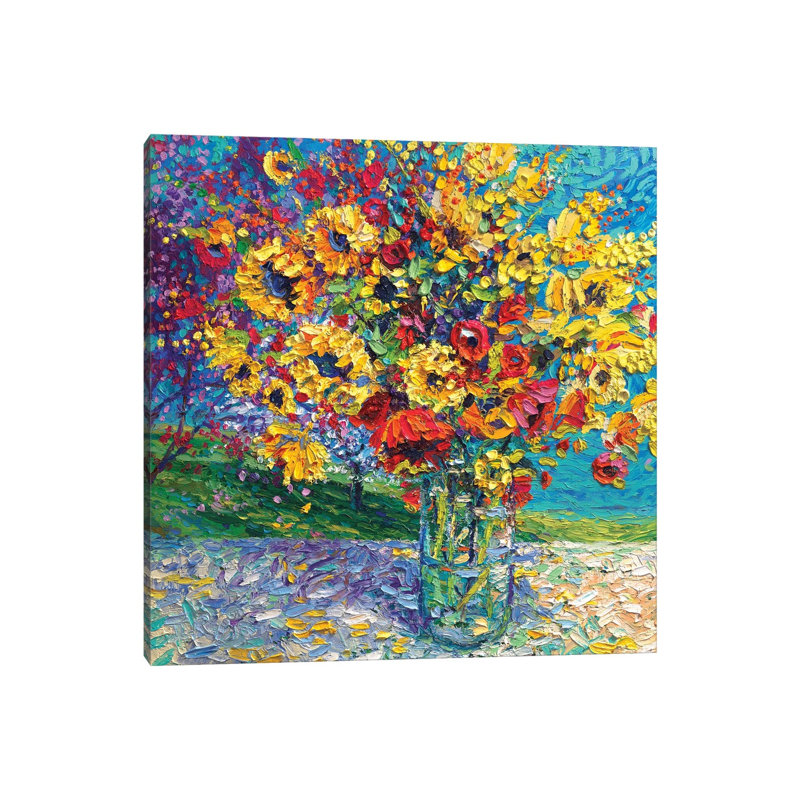 Iris Scott - Wrapped Canvas Print, 93.98 cm H x 93.98 cm W x 3.175 cm D