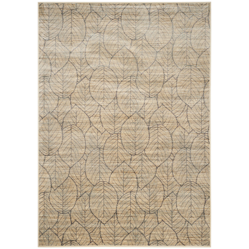Martha Stewart Viscose Pile Floral Rug, Rectangle 8' x 11'2"