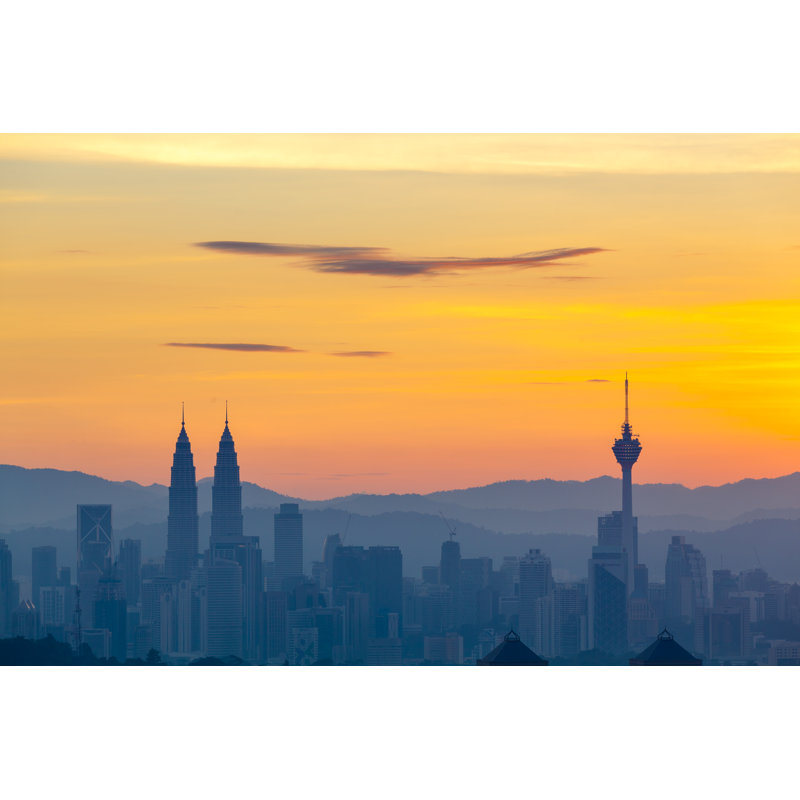 Senecaville Kuala Lumpur Cityscape - Wrapped Canvas Print, 30cm H x 46cm W x 3.8cm D