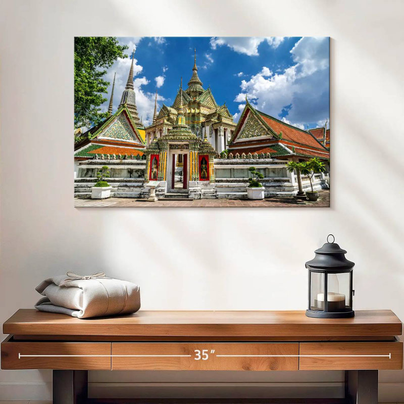 Wat Pho Temple, 16" H x 24" W