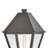 Endsley Single Light Outdoor Aluminum Post Mount Lantern