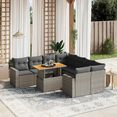 Ensemble de canapé de jardin Vidaxl