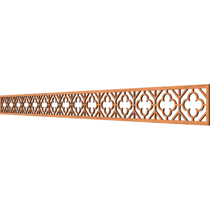Moulure Hazelton, H 4 po x l 46,375 po x P 0,25 po, Cerisier