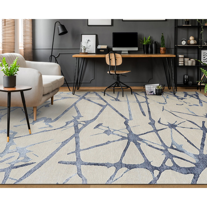 Abstract Area Rug, Rectangle 6' x 9'