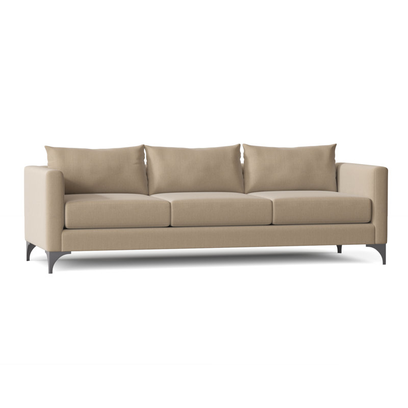 Vess 87'' Upholstered Sofa, Peyton Fawn