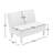 Baskas Upholstered 44.5'' Loveseat-332935383