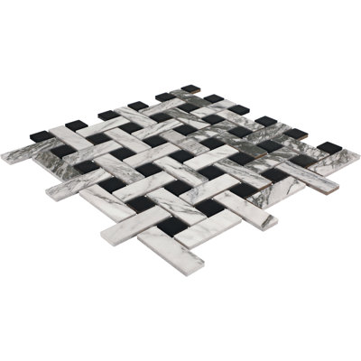Carreaux de mosaïque en céramique émaillée Daltile Divinium (10 pièces par carton) (10,00 pieds carrés par carton)
