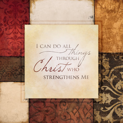 I Can Do All 5 1 Piece Wrapped Canvas Wall Art