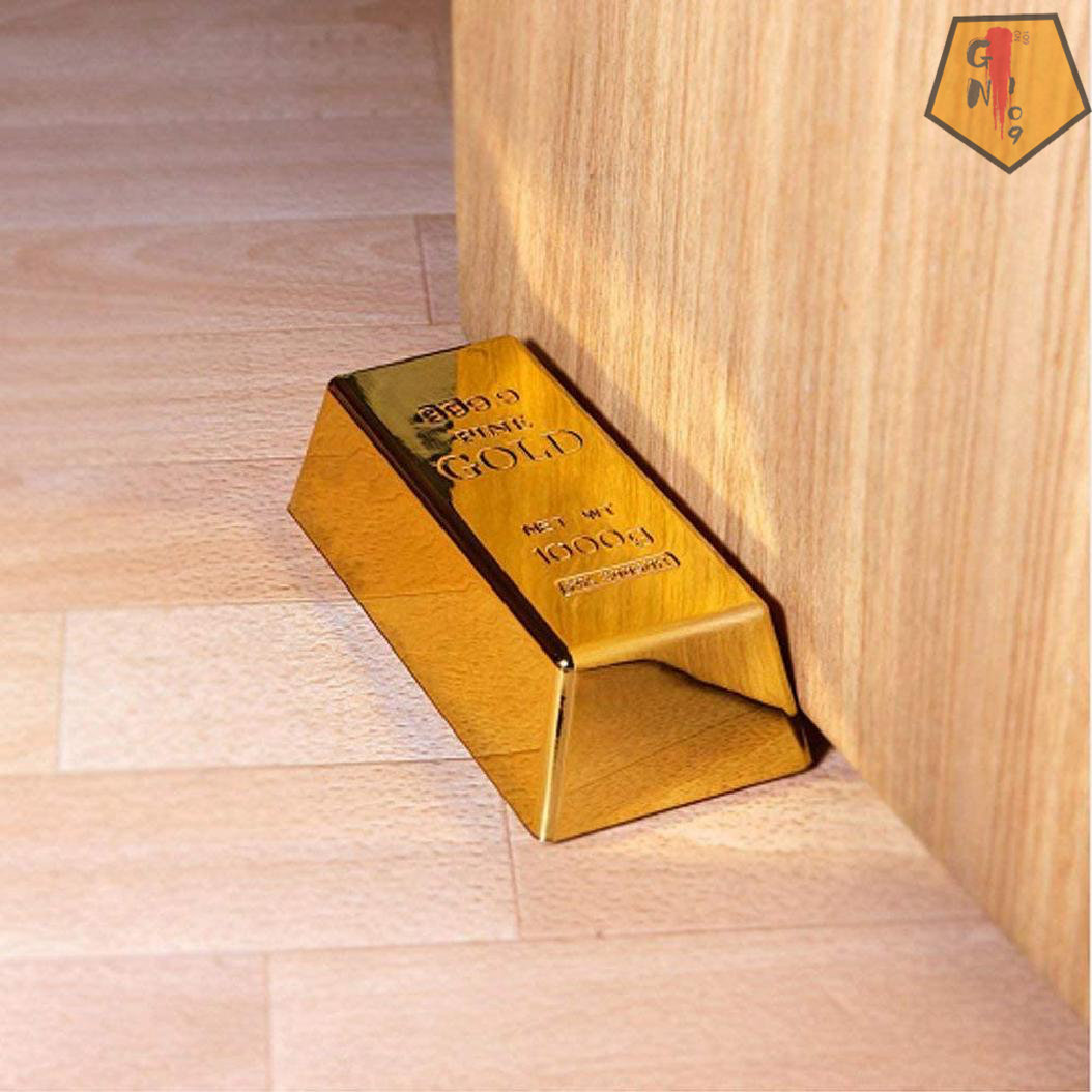 GN109 1kg 35oz Fake Gold Bar Bullion Door Stop/Paperweig Plastic 1 Wayfair Canada