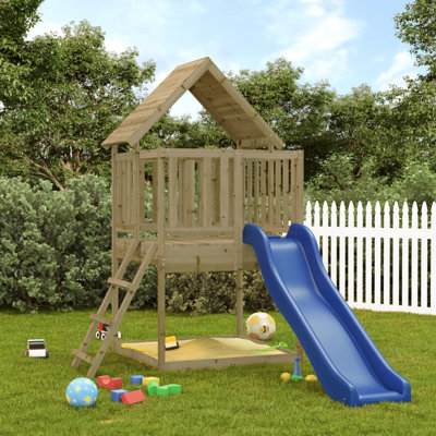 Durso Freeport Park Swing Set with Slide(s)
