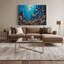 Art nautique gris sur toile thème des Caraïbes-364298400