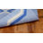 Rodgers Hand Woven Flat Weave Wool/Cotton Geometric Rug in Light Blue/Dark Blue-386753952