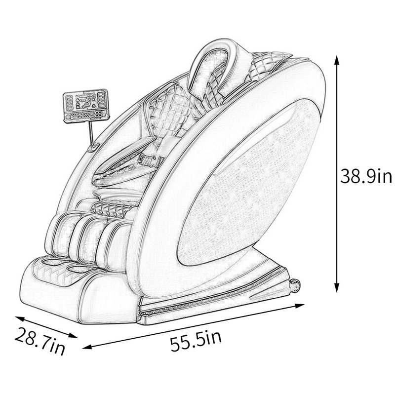 Fauteuil de massage chauffant