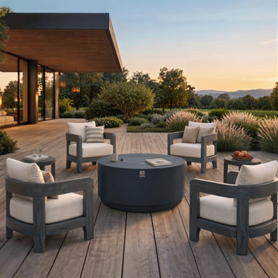 Round 23" Stainless Steel Fire Pit Burner Lid