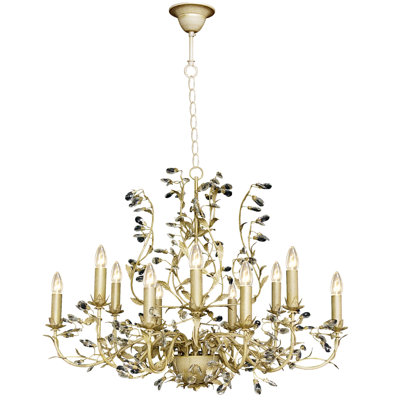 Clemmer 12 - Light Candle Style Chandelier