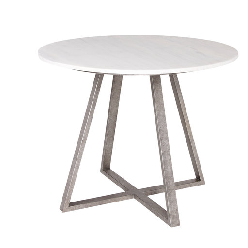Tessa 40" Console Table, Royal Silver
