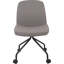 Chaise de bureau moderne à roulettes - gris anthracite