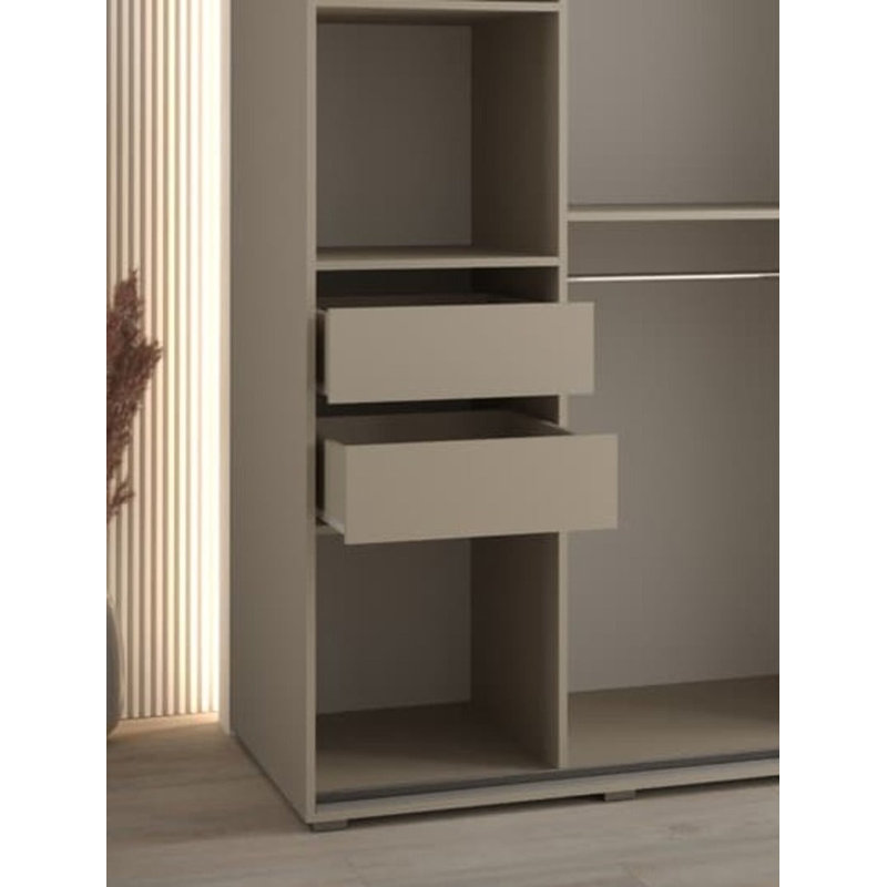 Bilal 2 Drawer Storage Drawer, Black