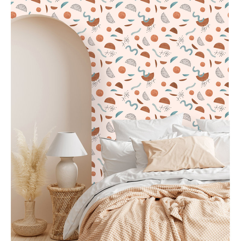 Panneau de papier peint Belkis, Vinyle, L 10,4 po x l 25 po