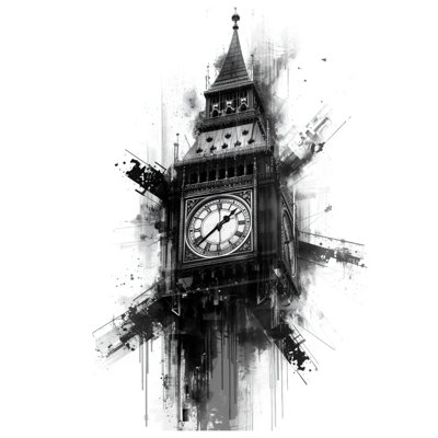 Iconic Clock Tower Blankets