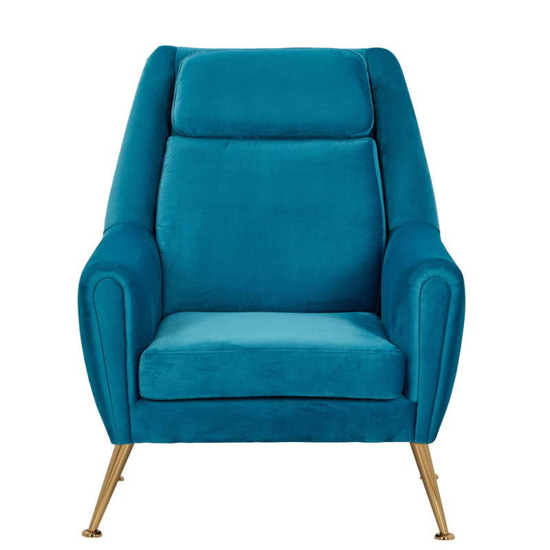 Pelletier Velvet Armchair