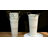 8 Pcs 12 Inch Large Galvanized Metal Vases Farmhouse French Flower Bucket Vases for Cut Flowers for Home Decor and Wedding Table Centerpiece Decorations (Large Silver)-2110628466-2110628468
