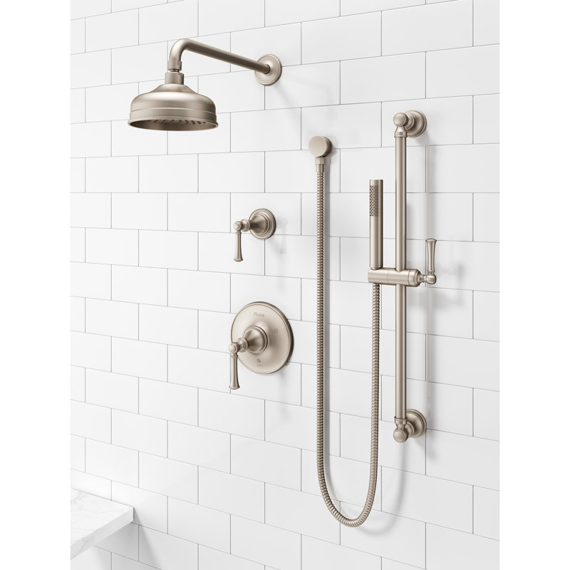 Tisbury Tub & Shower Faucet, Brushed Nickel
