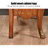 Walnut Solid + Manufactured Wood Rectangular Console Table