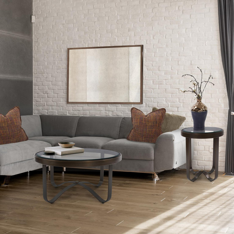 Round Metal Side Table