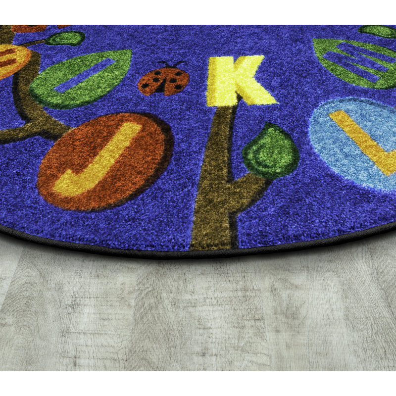 Learning Tree by Joy Carpets Area Rug, Oval 5'4" X 7'8"