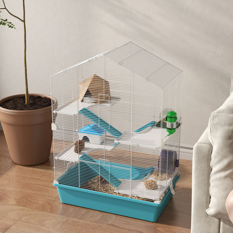 Grande cage à hamster, maison pour petits animaux à 5 niveaux et habitations