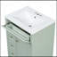 Meuble-lavabo à tablettes réglables avec lavabo-202092448