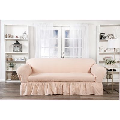 Cotton Box Cushion Loveseat Slipcover