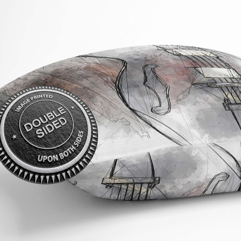 Square Cushion, 40cm H x 40cm W x 15cm D