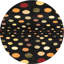Tapis contemporain noir / rouge-225994022