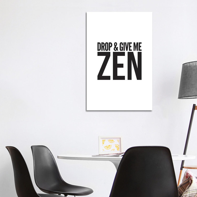 Zen - Wrapped Canvas Print, 101.6cm H x 66.04cm W x 1.91cm D