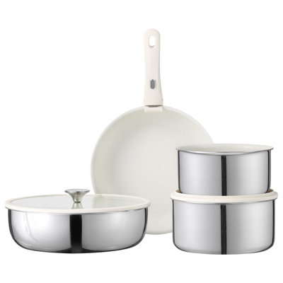 Naylah 7 - Piece Granite Cookware Set