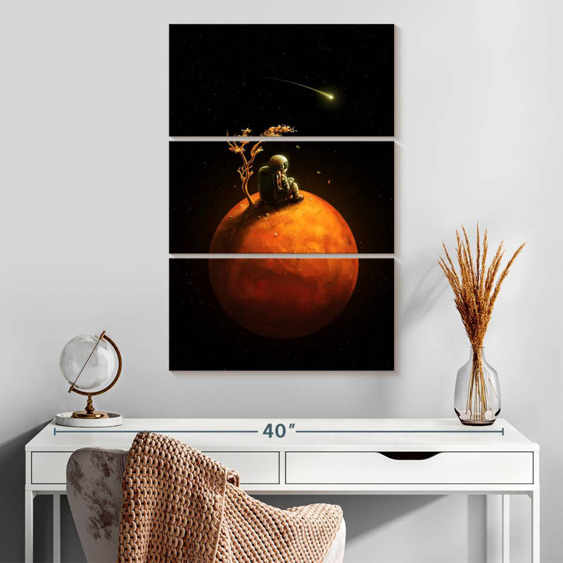 Kelan Stranded Astronaut, 32" H x 20" W