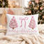 Housses de coussin rose pour Noël-134503675