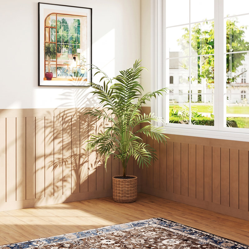 6-Pack MDF Paintable Wall Panel Kit Premade Wainscoting Panels