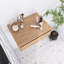 24 Inch Wall-Mounted Bathroom Storage Cabinet With Soft Close Drawer