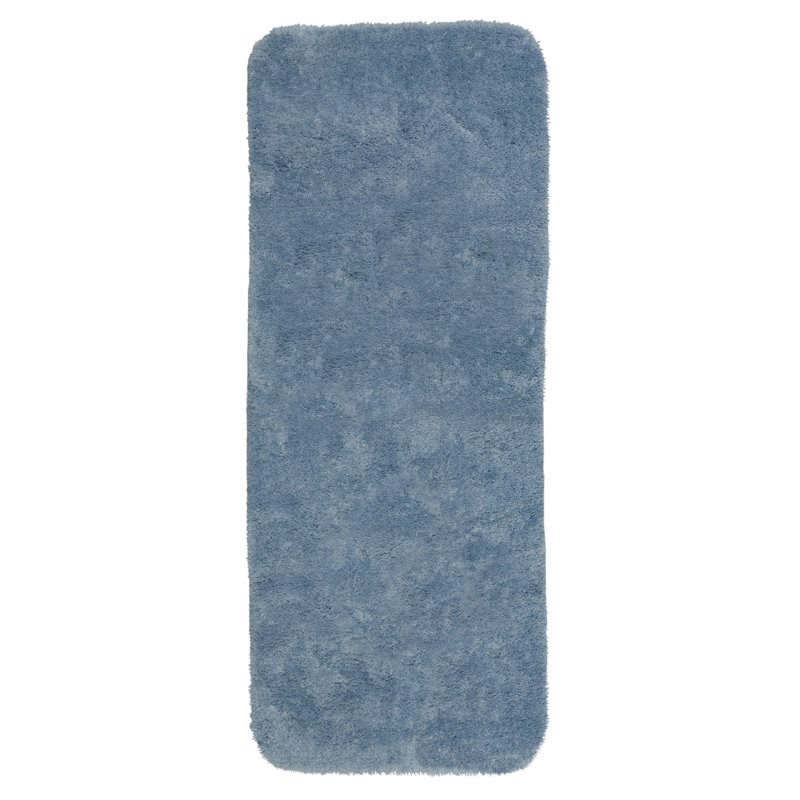 Tapis pour salle de bain Benedetti, Brume bleue, L 24 po x L 60 po