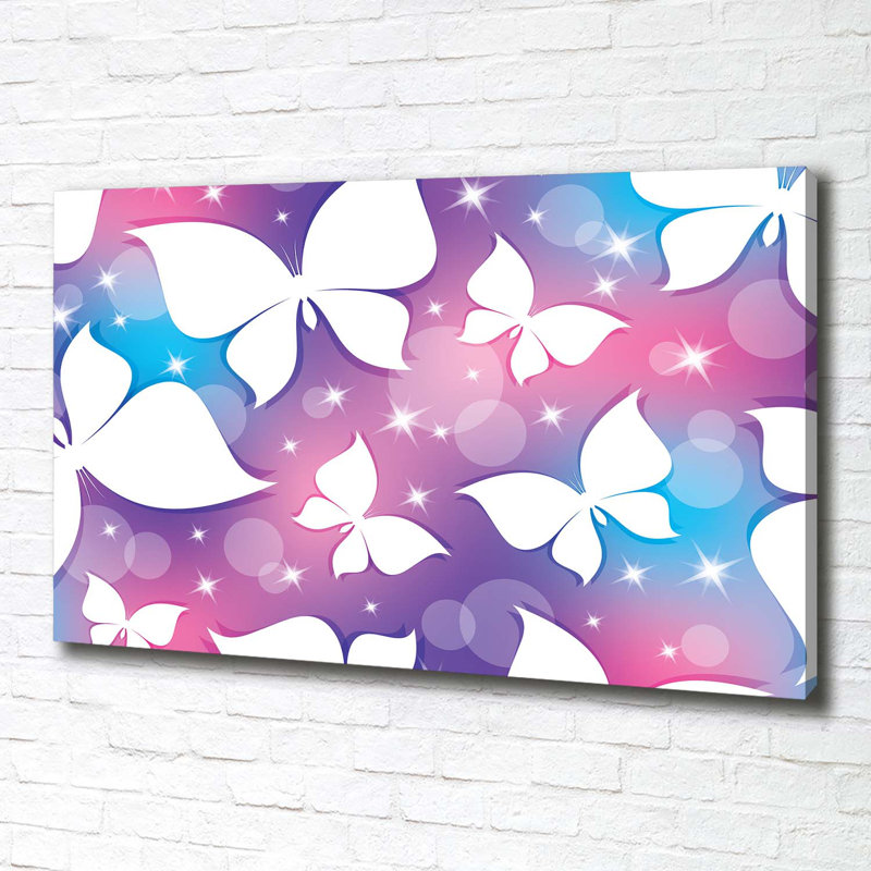 Butterflies - Wrapped Canvas Print